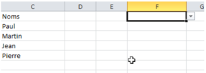 Créer un menu déroulant dynamique sur Excel