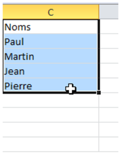 Créer un menu déroulant dynamique sur Excel