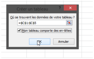 Créer un menu déroulant dynamique sur Excel