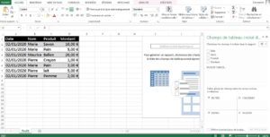 Tableau croisé dynamique sur Excel